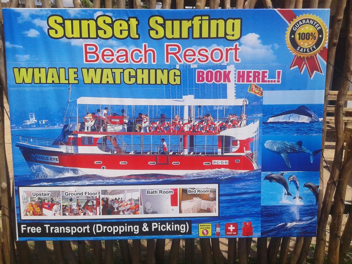 Sunset Surfing Beach Resort Matara Ngoại thất bức ảnh